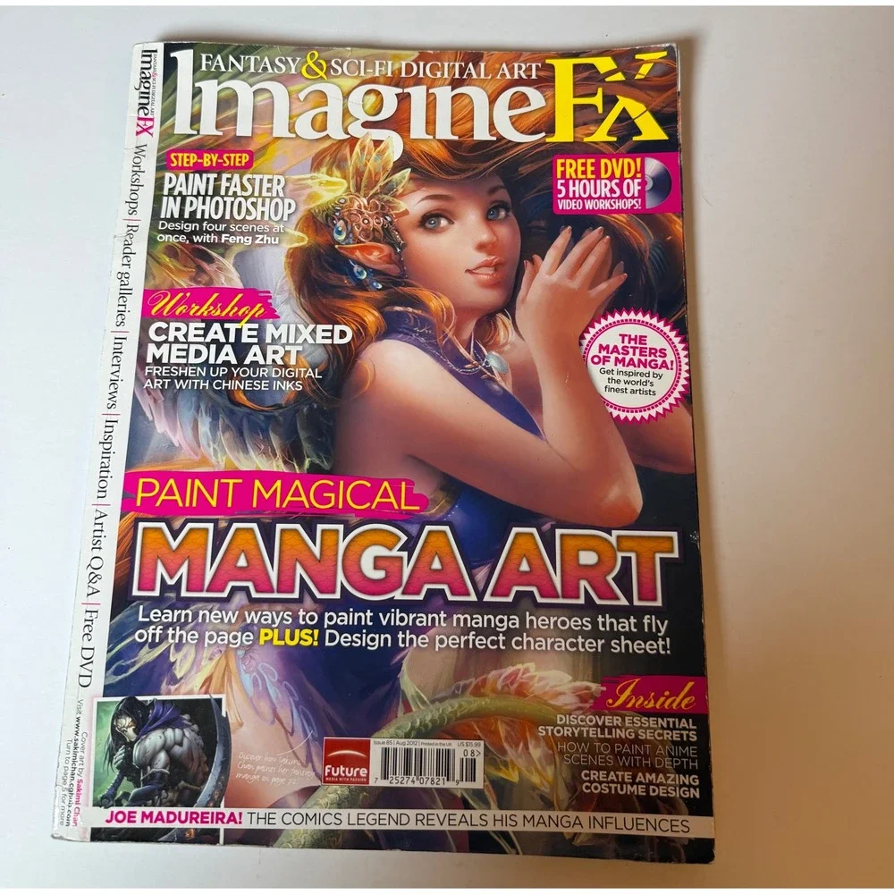 ImagineFX Fantasy SciFi Digital Art Magazine Issue 107 Paint‎ Manga Art